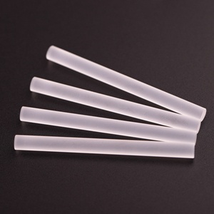 Unpolished optical glass rods